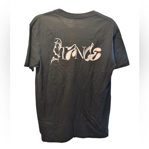 NWOT STANCE Black Short Sleeve Graphic Blades Crew Neck Tee Shirt- Size M - Picture 7 of 8